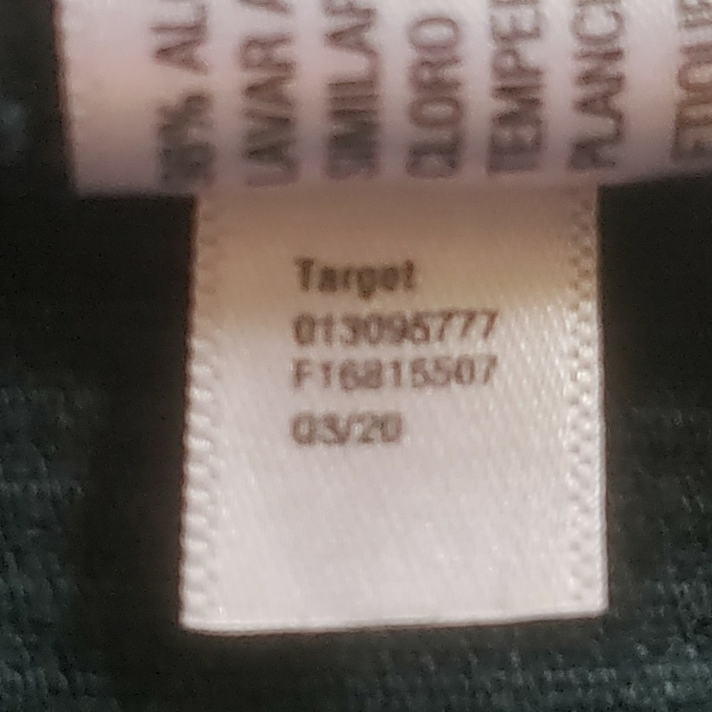 Universal Thread Green Corduroy Puff Sleeve Dress - Picture 15 of 15
